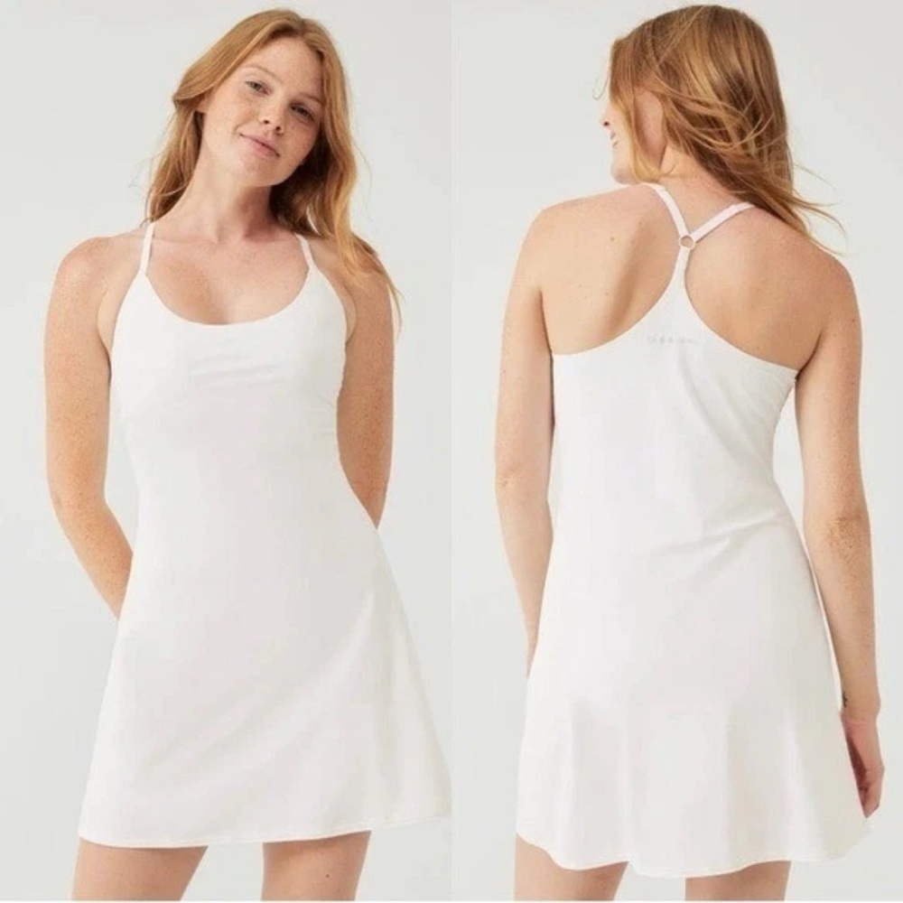 Outdoor Voices Exercise Dress, White, Size Large, Excellent Condition